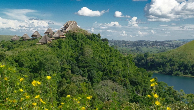 Kyaninga Lodge - Blick auf die Lodge